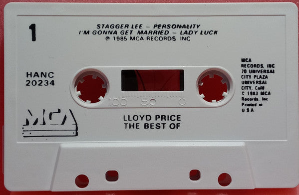 Lloyd Price - The Best Of Lloyd Price *CASSETTE/SEALED* | Mint (M) Mint (M)-