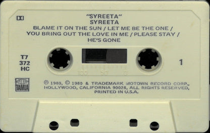 Syreeta (Cassette) | Mint (M) Mint (M)-