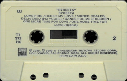 Syreeta (Cassette) | Mint (M) Mint (M)-