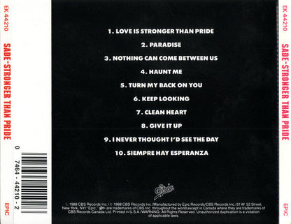 Sade - Stronger Than Pride (CD) | Mint (M) Mint (M)-