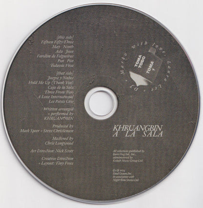 Khruangbin - A La Sala (CD) | Mint (M) Mint (M)-