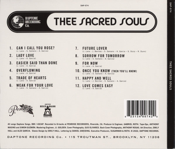 Thee Sacred Souls - Thee Sacred Souls (CD) | Mint (M) Mint (M)-
