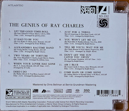 Ray Charles - The Genius Of Ray Charles (SACD) | Mint (M) Mint (M)-
