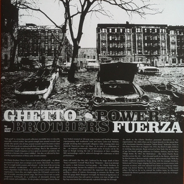 The Ghetto Brothers - Power-Fuerza (VINYL) | Mint (M) Mint (M)-
