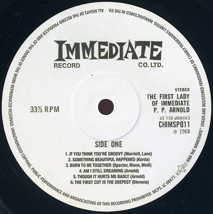 P.P. Arnold - The First Lady Of Immediate (VINYL) | Mint (M) Mint (M)-