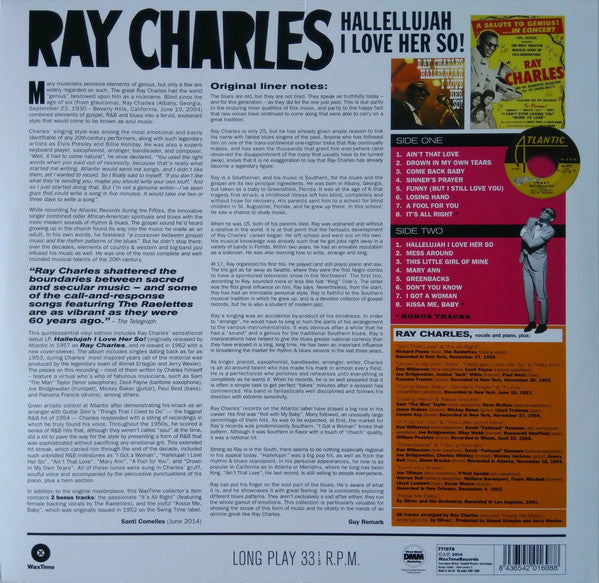 Ray Charles - Hallelujah I Love Her So! (VINYL) | Mint (M) Mint (M)-