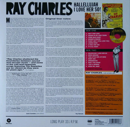 Ray Charles - Hallelujah I Love Her So! (VINYL) | Mint (M) Mint (M)-