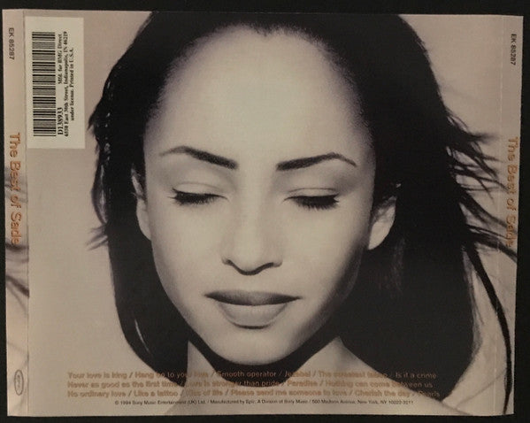 The Best Of Sade (CD) | Mint (M) Mint (M)-