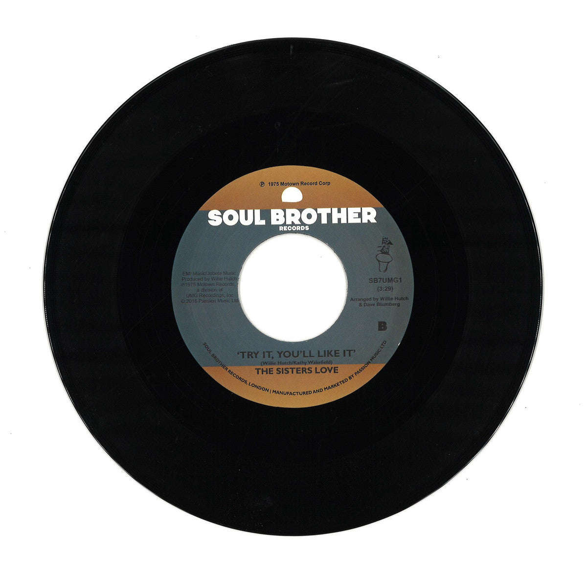 The Sisters Love - Give Me Your Love / Try It, You'll Like It (VINYL 7" Soul Brother Records SB7UMG1) | NEW Mint (M) Mint (M)-