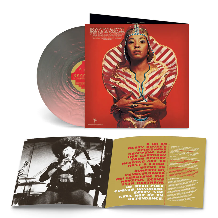 Betty Davis - They Say I'm Different (BOOKLET COLORED VINYL) |-