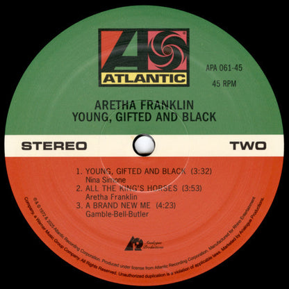Aretha Franklin - Young, Gifted And Black (180G GATEFOLD VINYL 2xLP ANALOGUE PROD. 2025) | NEW-