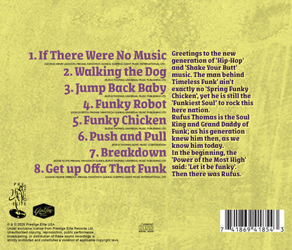 Rufus Thomas - (PRESALE 6/19/26) Timeless Funk (MOD CD) |-