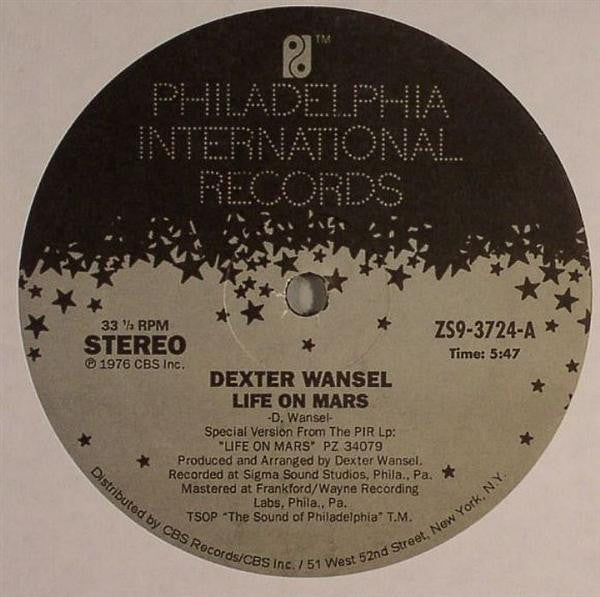 Dexter Wansel - Life On Mars / The Sweetest Pain (VINYL) |-