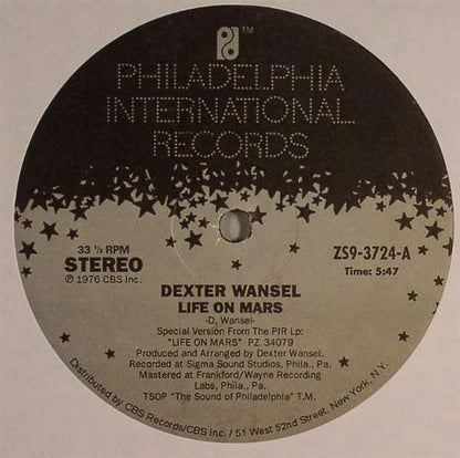 Dexter Wansel - Life On Mars / The Sweetest Pain (VINYL) |-