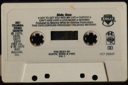 Earth, Wind & Fire - The Best Of Earth Wind & Fire Vol. I (CASSETTE) | Excellent+ (EX+) Excellent (EX)-