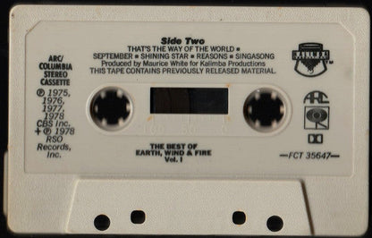 Earth, Wind & Fire - The Best Of Earth Wind & Fire Vol. I (CASSETTE) | Excellent+ (EX+) Excellent (EX)-