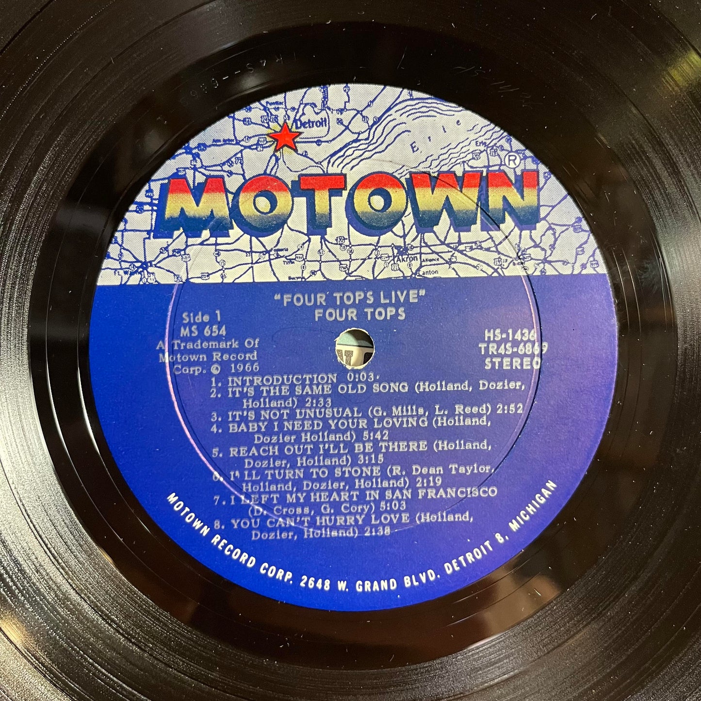 Four Tops - Four Tops Live | Excellent (EX) Very Good Plus (VG+)-