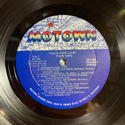 Four Tops - Four Tops Live | Excellent (EX) Very Good Plus (VG+)-