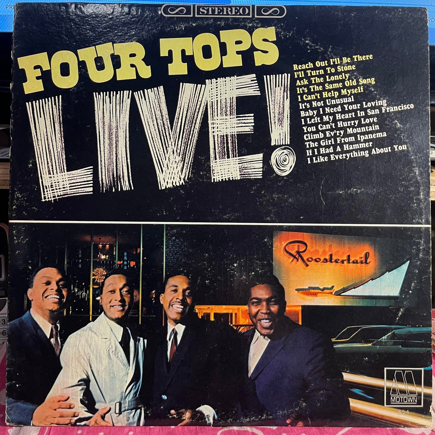 Four Tops - Four Tops Live | Excellent (EX) Very Good Plus (VG+)-