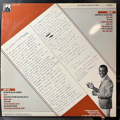 Lee Dorsey - Gonh Be Funky (VINYL) | Excellent+ (EX+) Excellent+ (EX+)-