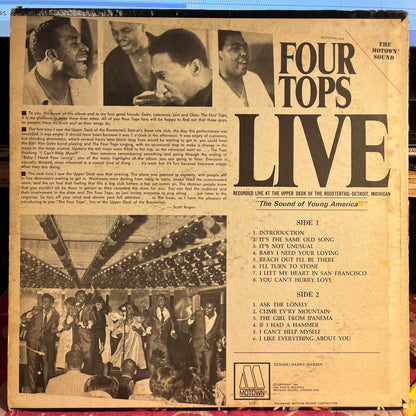 Four Tops - Four Tops Live | Excellent (EX) Very Good Plus (VG+)-