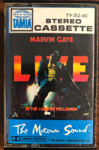 Marvin Gaye - Live At The London Palladium (CASSETTE) | Excellent (EX) Excellent (EX)-