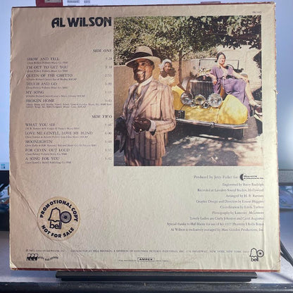 Al Wilson - Show And Tell (VINYL) | Excellent (EX) Very Good Plus (VG+)-