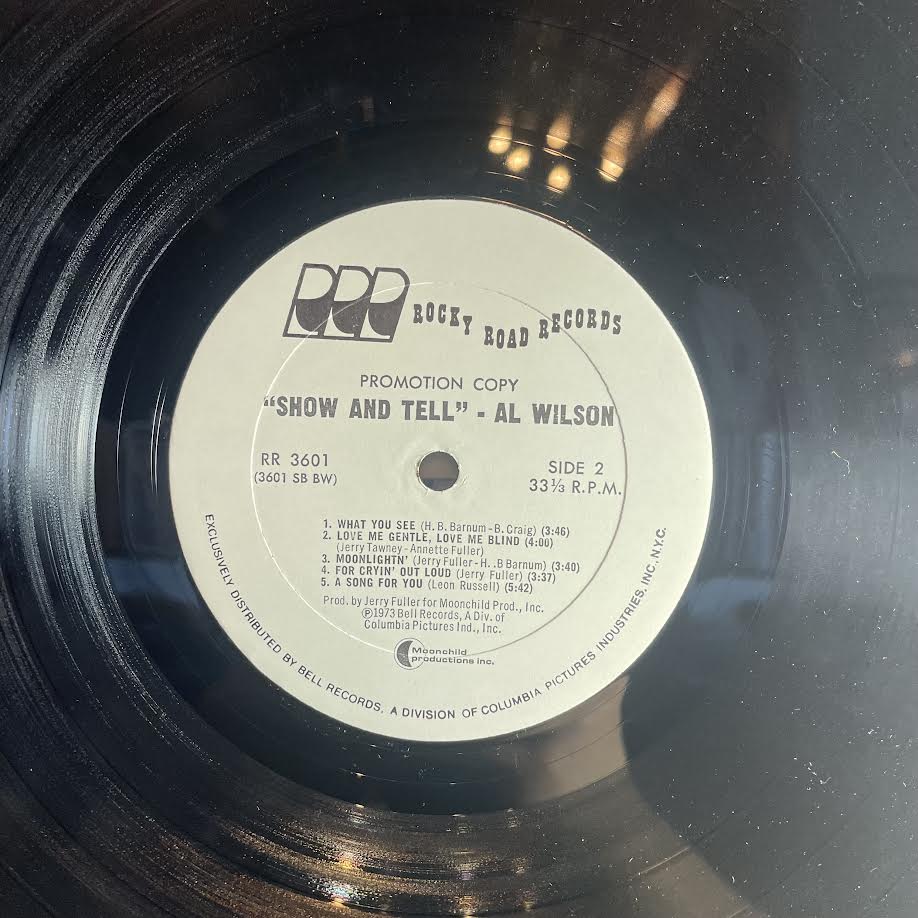 Al Wilson - Show And Tell (VINYL) | Excellent (EX) Very Good Plus (VG+)-