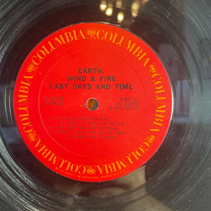 Earth, Wind & Fire - Last Days And Time (VINYL) | Excellent (EX) Excellent (EX)-