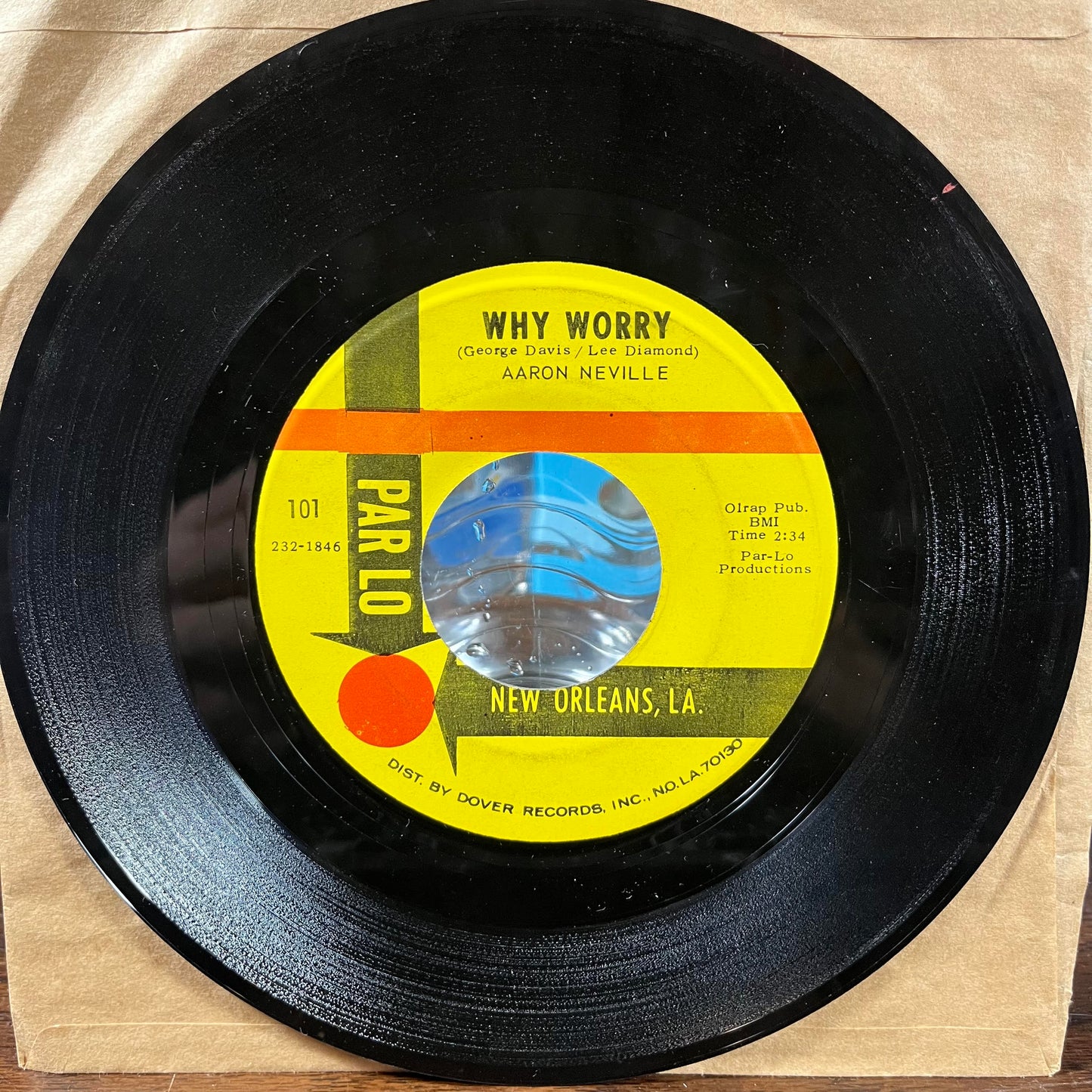 Aaron Neville - Tell It Like It Is / Why Worry (7" VINYL) | Excellent (EX) Generic-