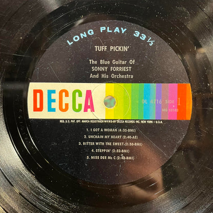 Sonny Forriest And His Orchestra - Tuff Pickin' *MONO* | Good Plus (G+) Very Good (VG)-