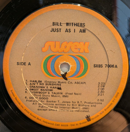 Bill Withers - Just As I Am (VINYL) | Good Plus (G+) Very Good (VG)-
