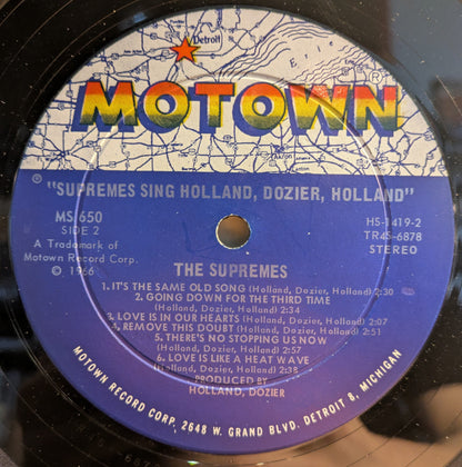 The Supremes - Supremes Sing Holland-Dozier-Holland (VINYL) | Near Mint- (NM-) Near Mint- (NM-)-