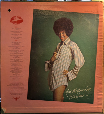 Barbara Mason - Give Me Your Love (PROMO VINYL) | Near Mint (NM) Very Good (VG)-