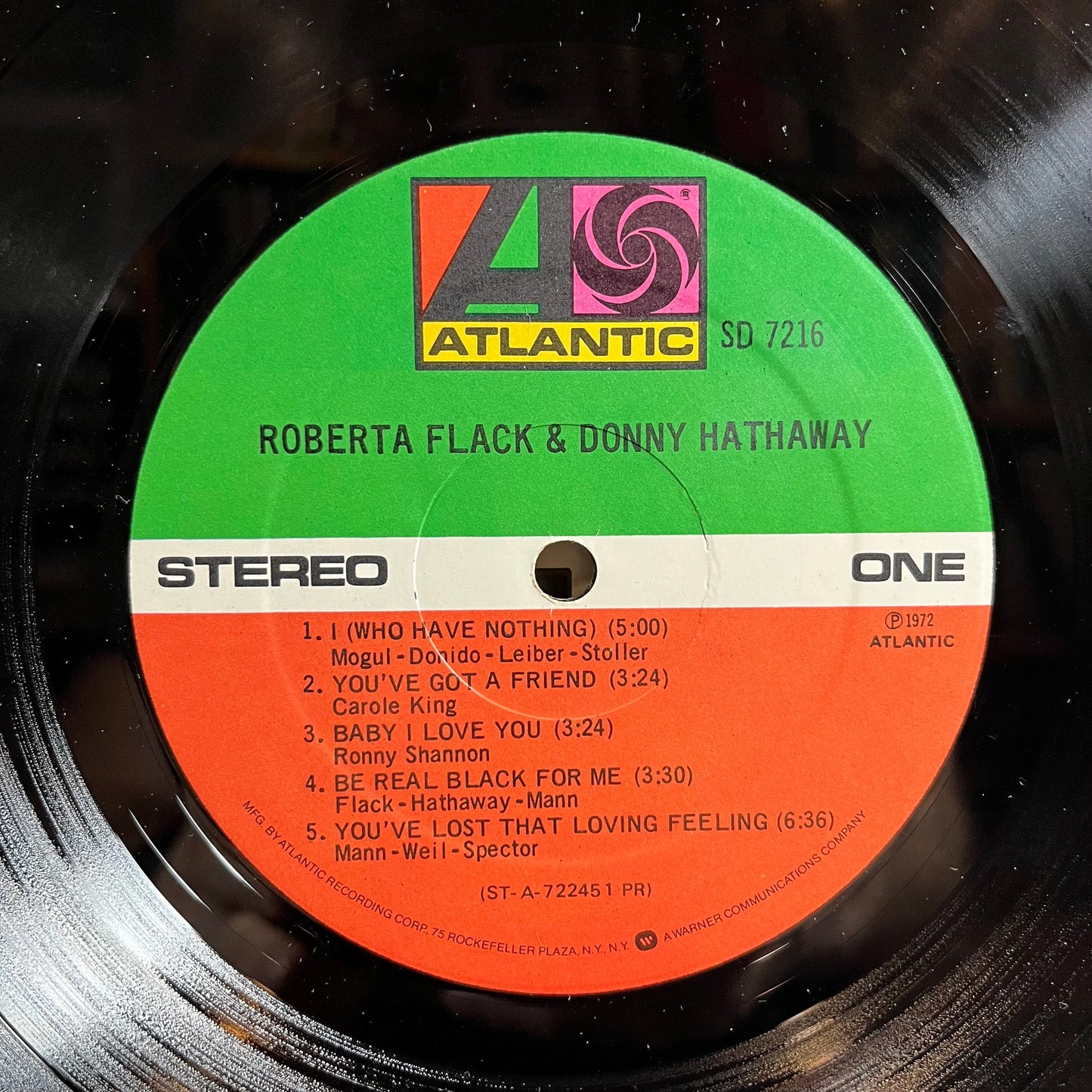 Roberta Flack - Roberta Flack & Donny Hathaway (VINYL) | Near Mint- (NM-) Very Good Plus (VG+)-