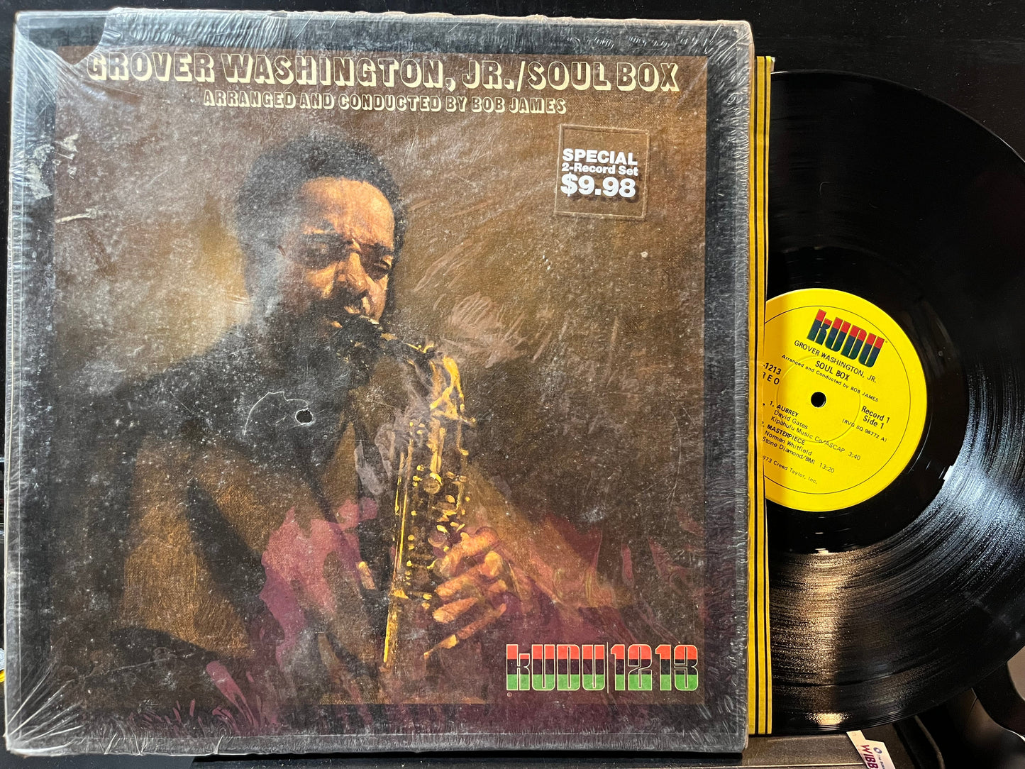 Grover Washington, Jr. - Soul Box (VINYL 2xLP Kudu KUX 1213 1973) | USED Near Mint- (NM-) Excellent+ (EX+)-