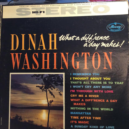 Dinah Washington - What A Diff'rence A Day Makes! (VINYL) | Near Mint- (NM-) Excellent+ (EX+)-