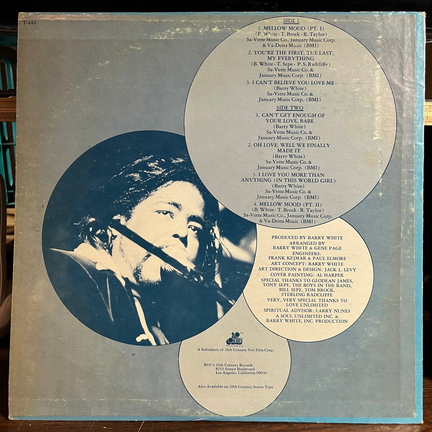 Barry White - Can't Get Enough (VINYL) | Near Mint- (NM-) Very Good Plus (VG+)-