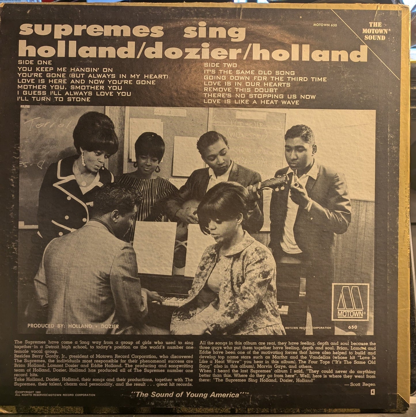 The Supremes - Supremes Sing Holland-Dozier-Holland (VINYL) | Near Mint- (NM-) Near Mint- (NM-)-