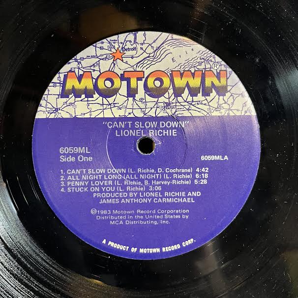 Lionel Richie - Can't Slow Down (VINYL) | Near Mint- (NM-) Near Mint (NM)-