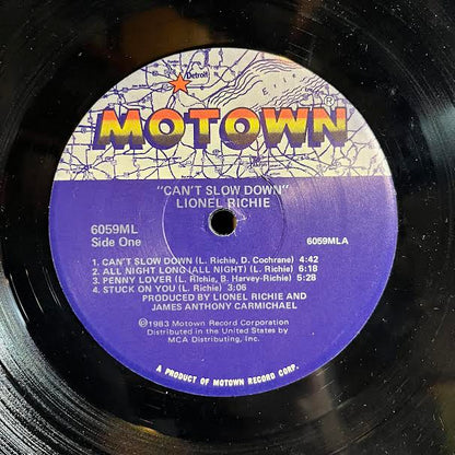 Lionel Richie - Can't Slow Down (VINYL) | Near Mint- (NM-) Near Mint (NM)-