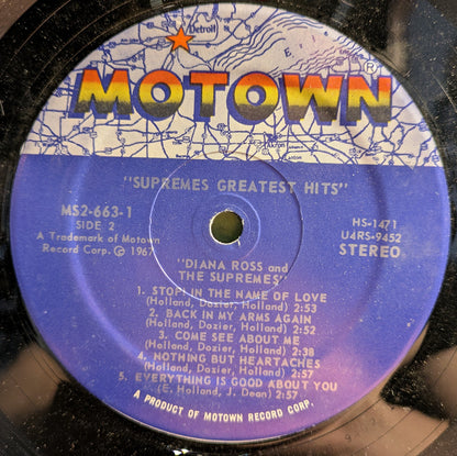 The Supremes - Greatest Hits (2xVINYL) | Near Mint- (NM-) Very Good Plus (VG+)-