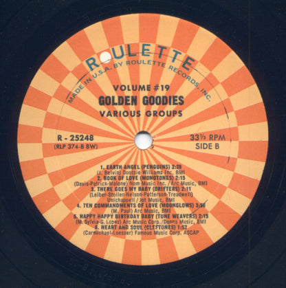 Various - Golden Goodies - Vol. 19 | Near Mint (NM) Near Mint (NM)-