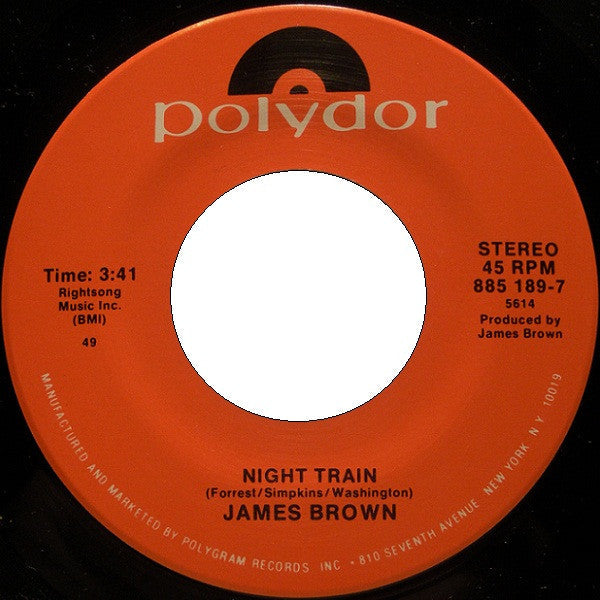 James Brown - Night Train / Papa's Got A Brand New Bag *45* | Near Mint (NM) Generic-
