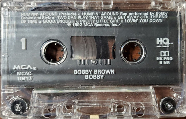 Bobby Brown - Bobby *CASSETTE* | Near Mint (NM) Near Mint (NM)-