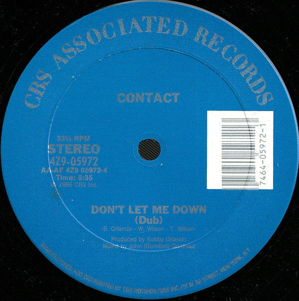 Contact (19) - Don't Let Me Down | Near Mint (NM) Generic-