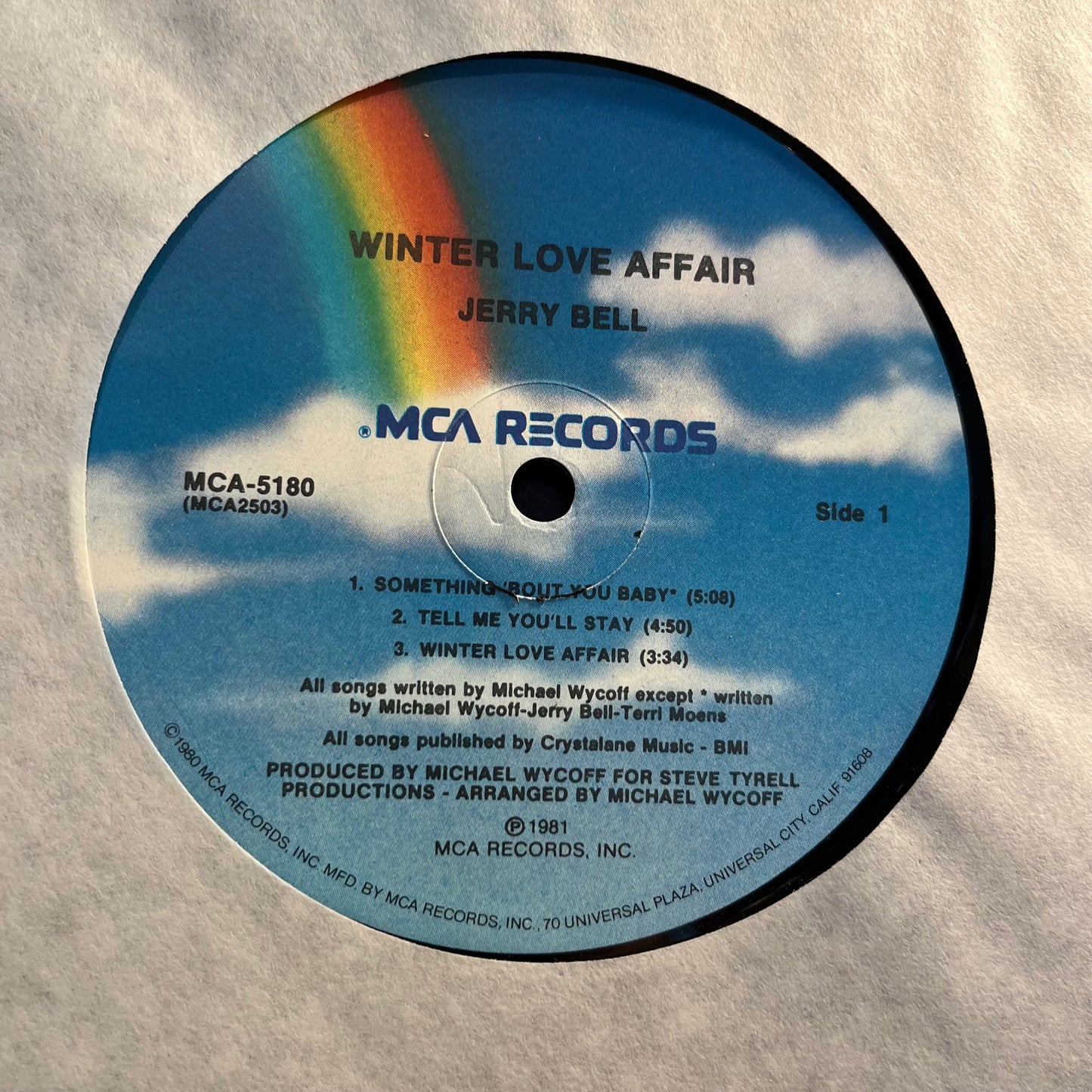 Jerry Bell - Winter Love Affair *PROMO* | Near Mint (NM) Near Mint (NM)-