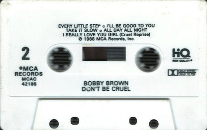 Bobby Brown - Don't Be Cruel *CASSETTE* | Near Mint (NM) Near Mint (NM)-