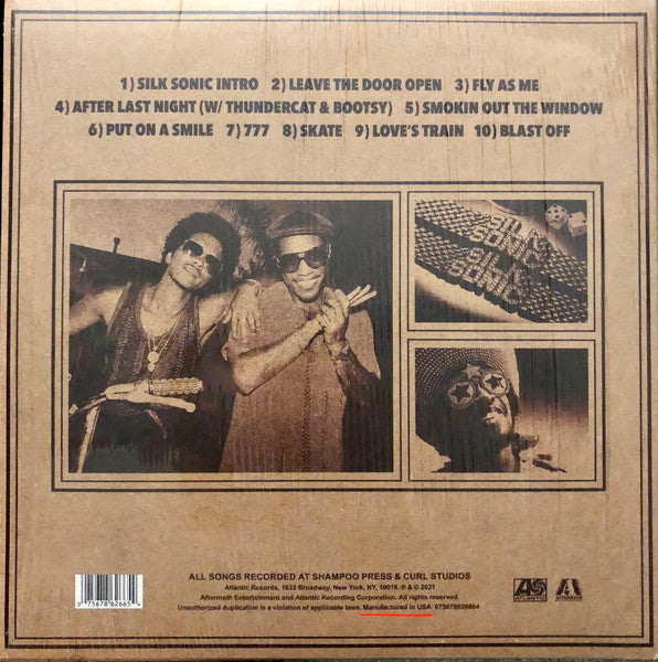 Silk Sonic - An Evening With Silk Sonic (VINYL) | Near Mint (NM) Near Mint (NM)-