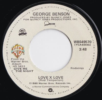 George Benson - Love X Love (7" VINYL) | Near Mint (NM) Near Mint- (NM-)-
